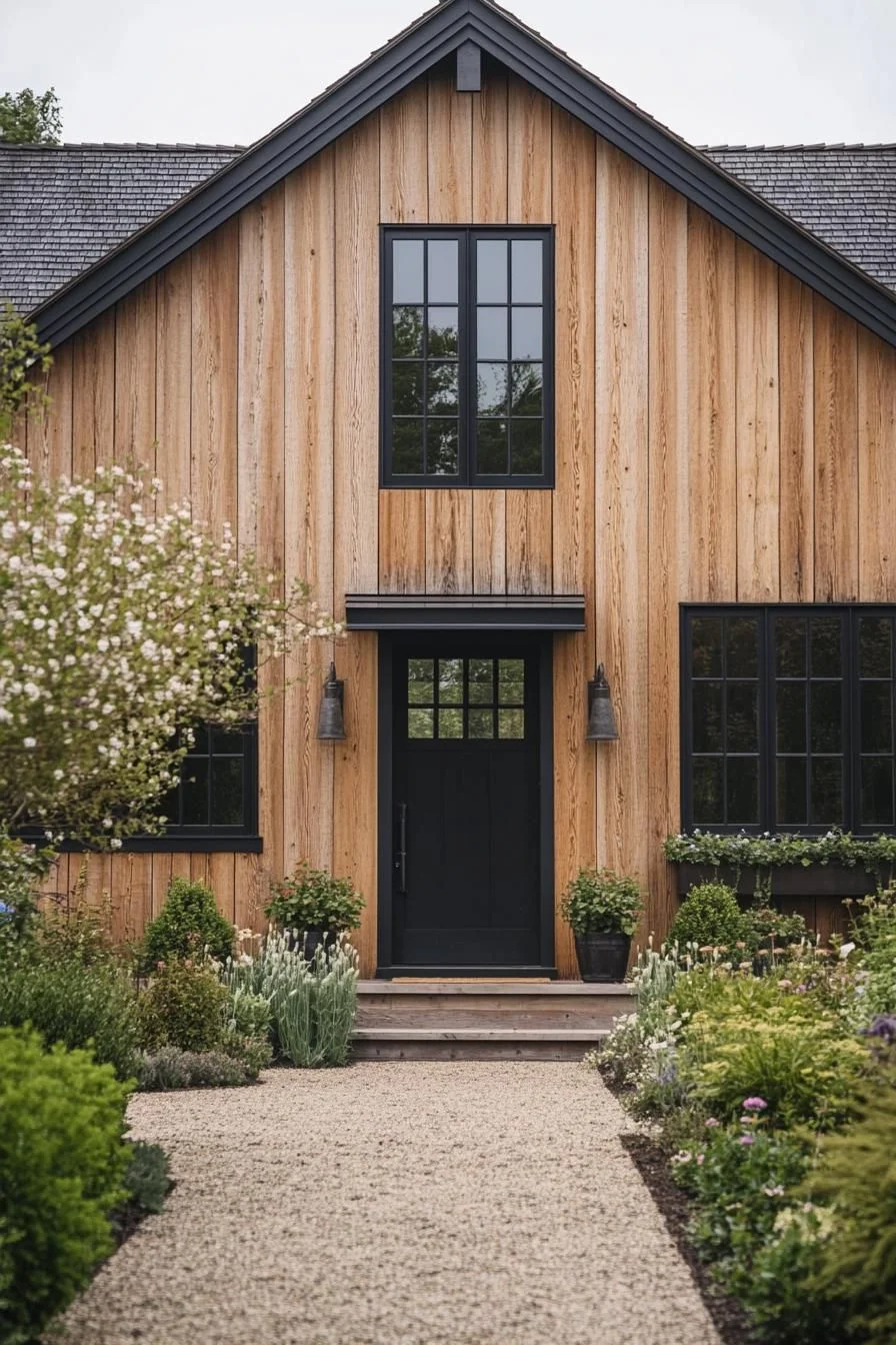 A Modern Farmhouse Nestled in the Woods