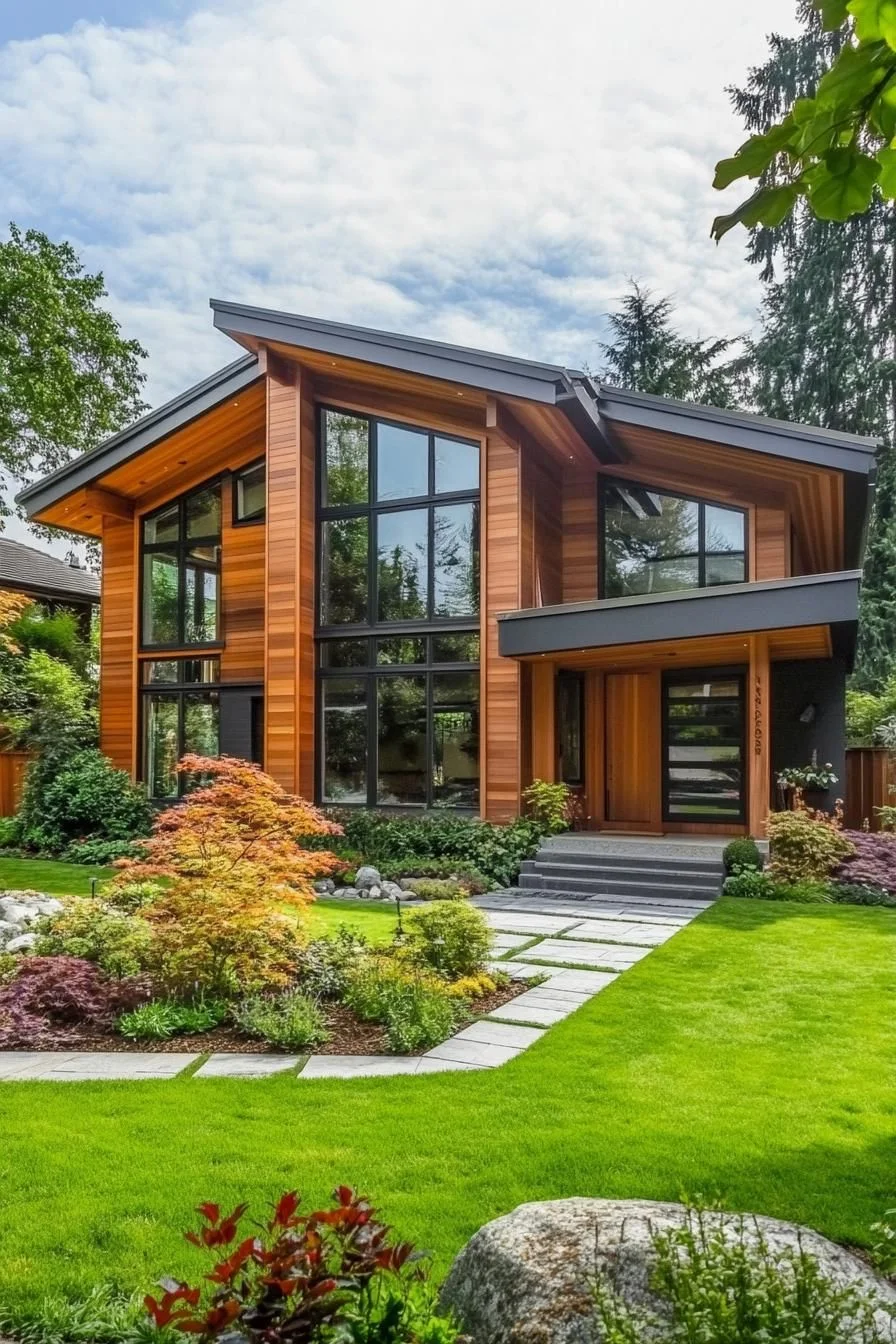 A Contemporary Timber Triangle Marvel