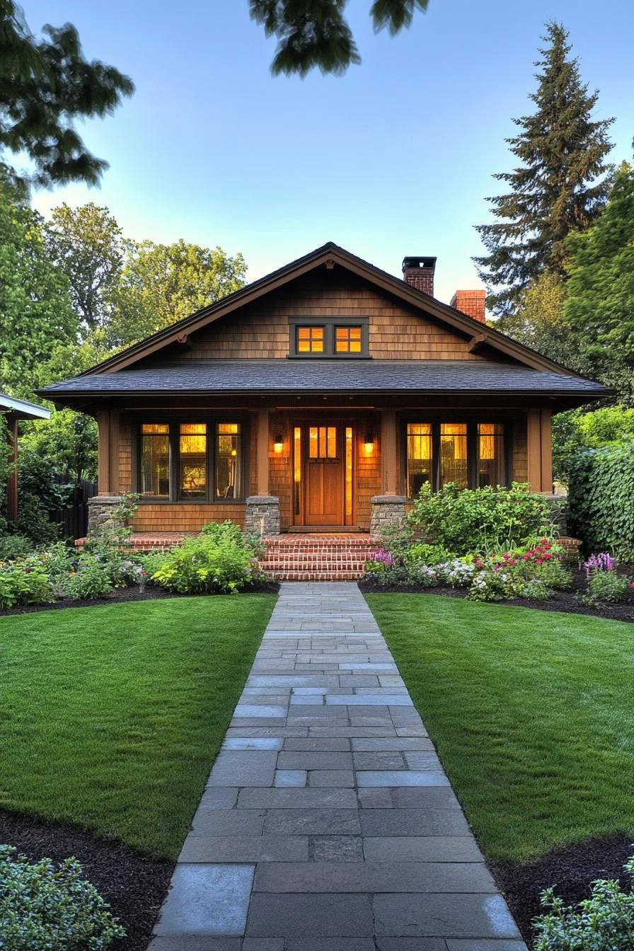 A Cozy Cottage-Style Farmhouse with a Bright Welcome