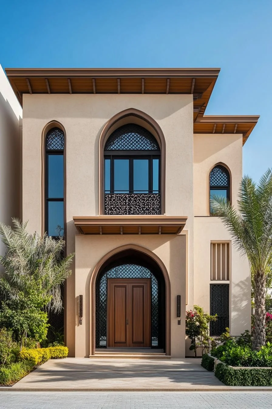 An Arched Entry Into a Dreamy Retreat