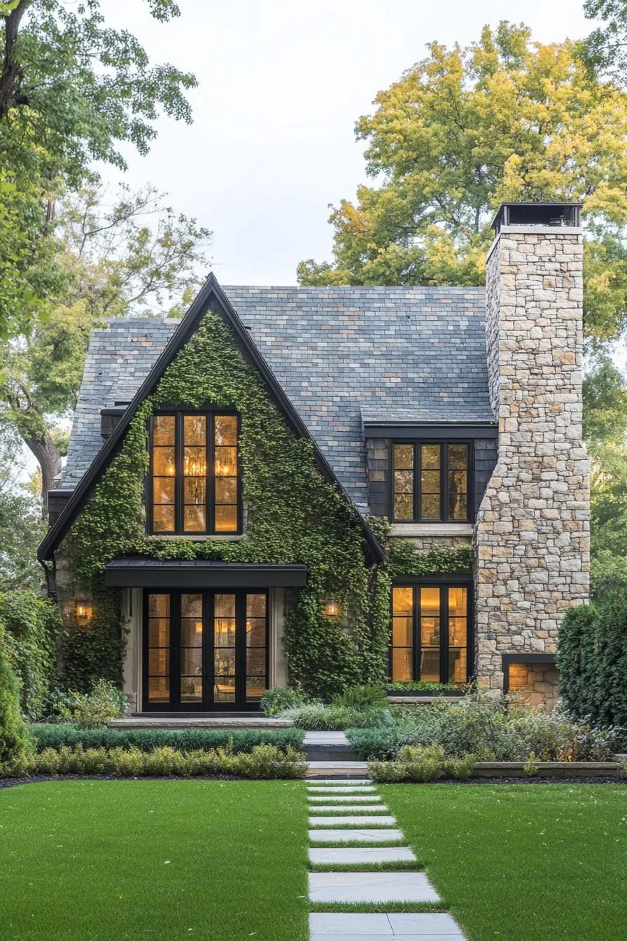 Ivy-Covered European Cottage Retreat