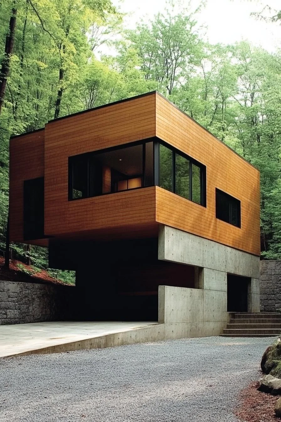A Box That Seems to Float in the Forest