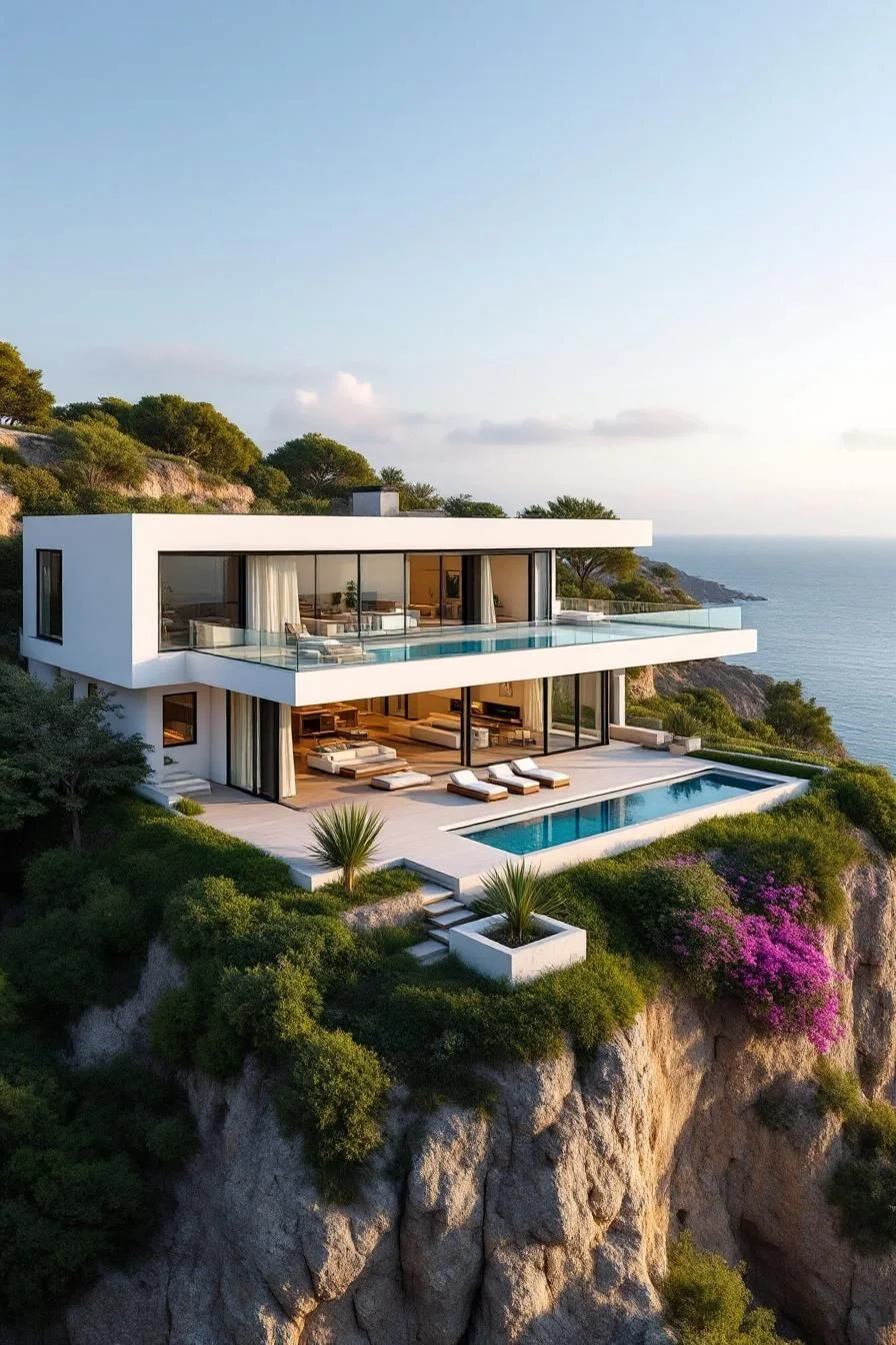 Perched on the Edge: A Cliffside Villa