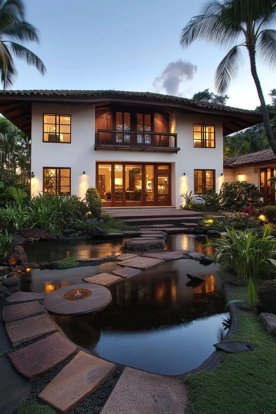 A Lush Retreat With Architectural Style