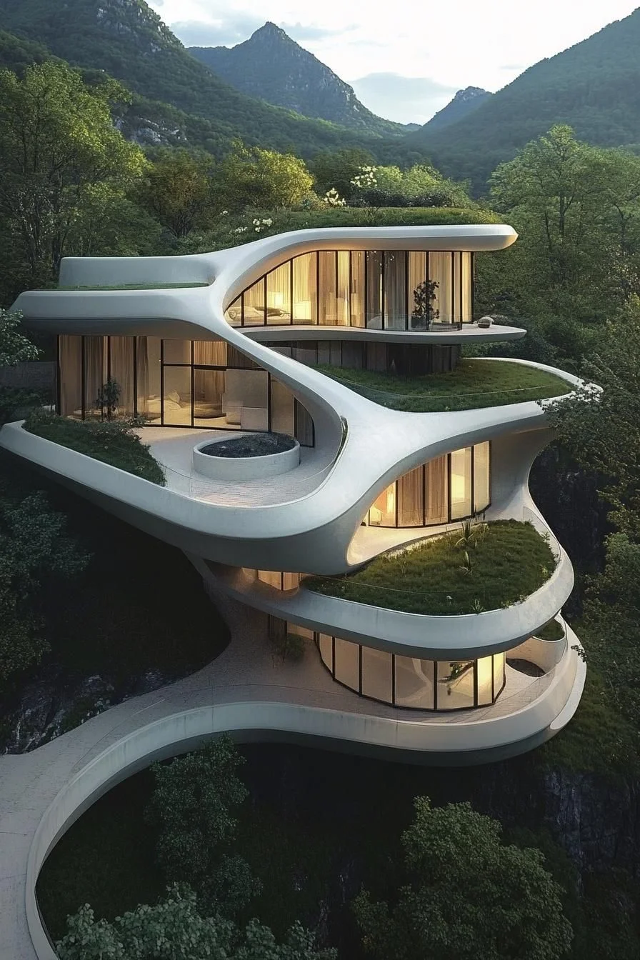 Gravity-Defying Greenery Perched Among the Hills