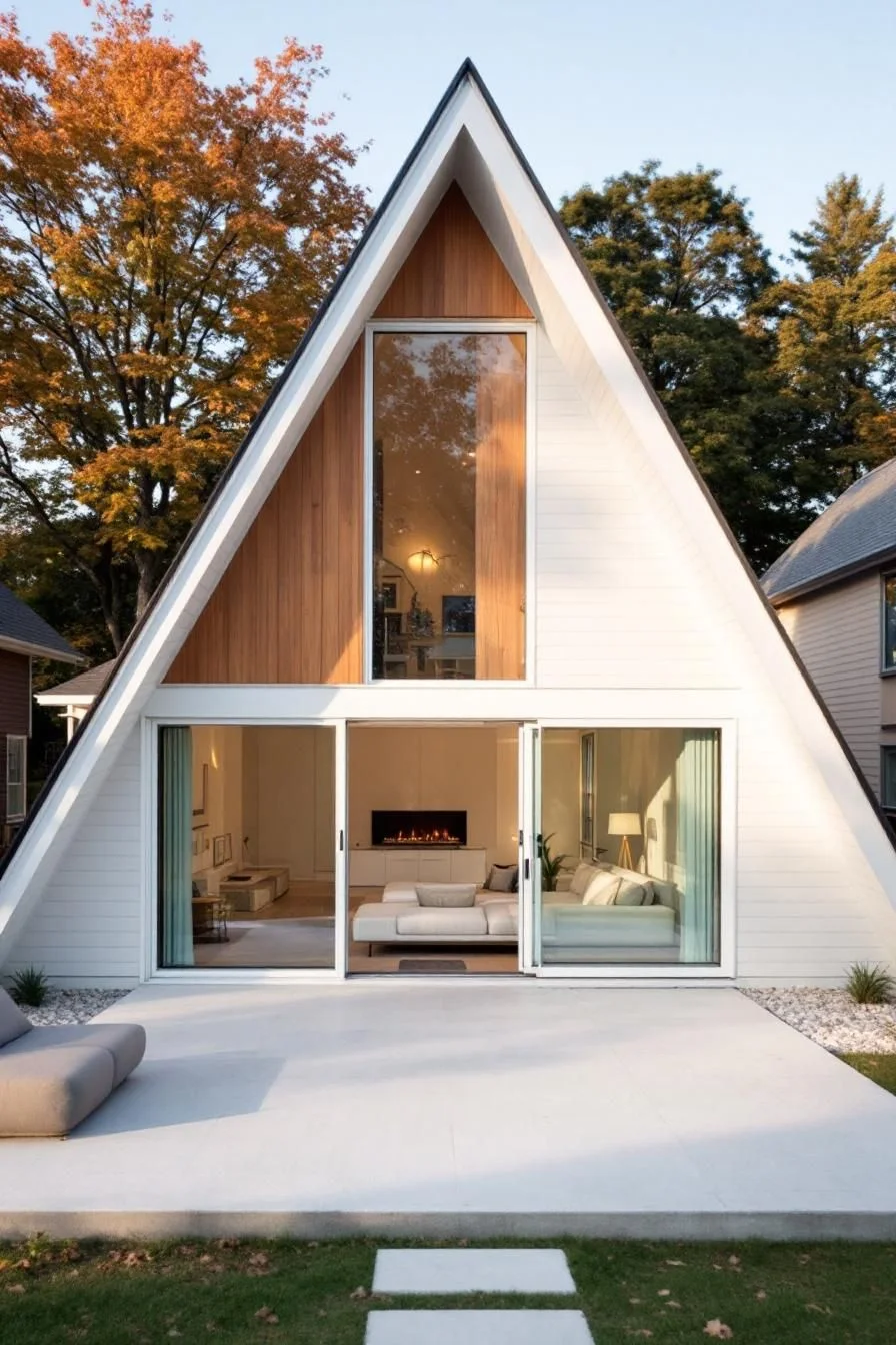 A Peaceful Angular Chalet-Style Bungalow