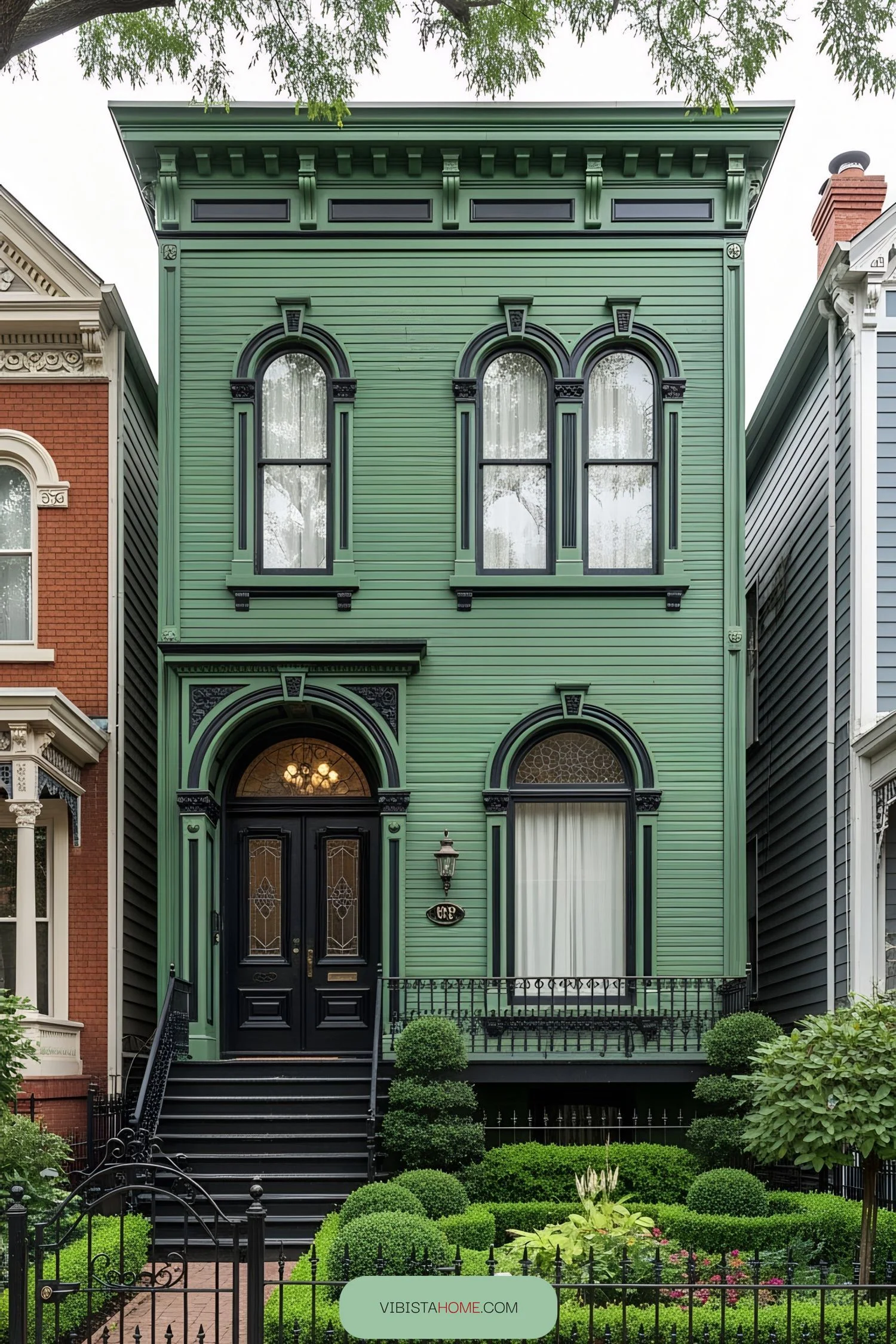 Grassy Green Victorian Grandeur