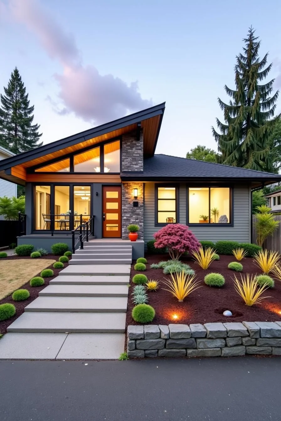 A-Frame Style with a Bold Front