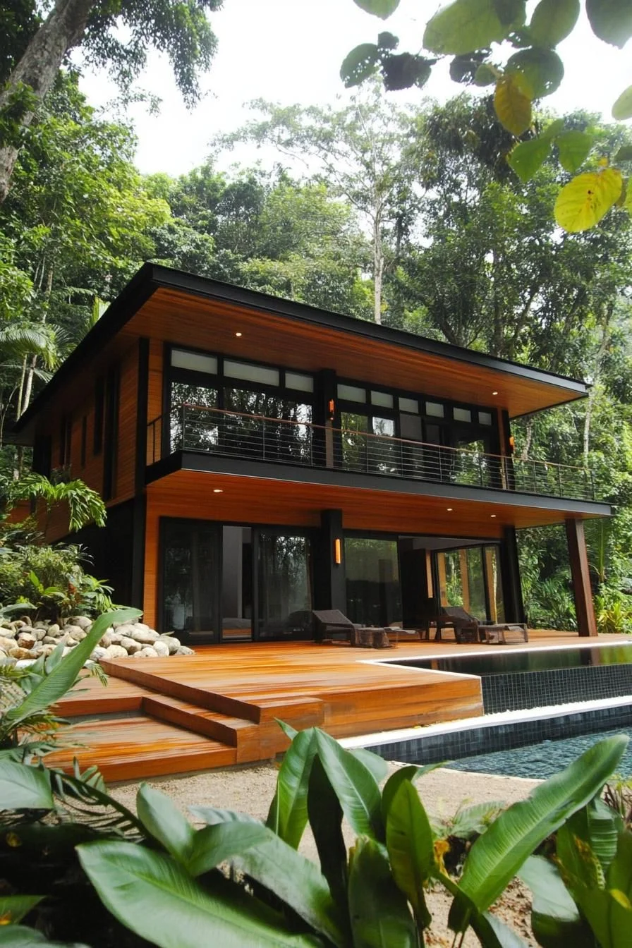 A Woodland Retreat Fused with Forest