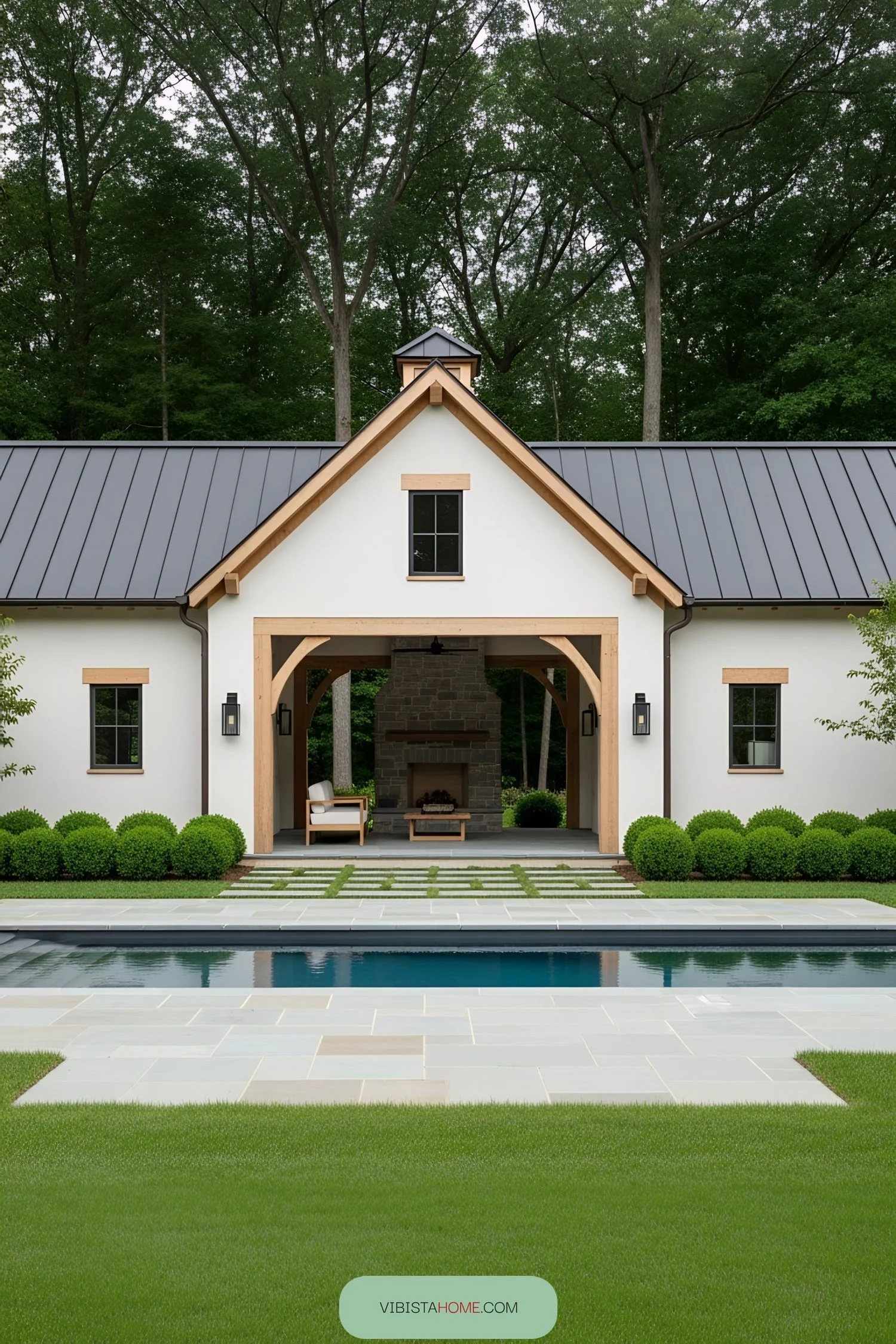 Swimming With Countryside Views at Barn House Bliss