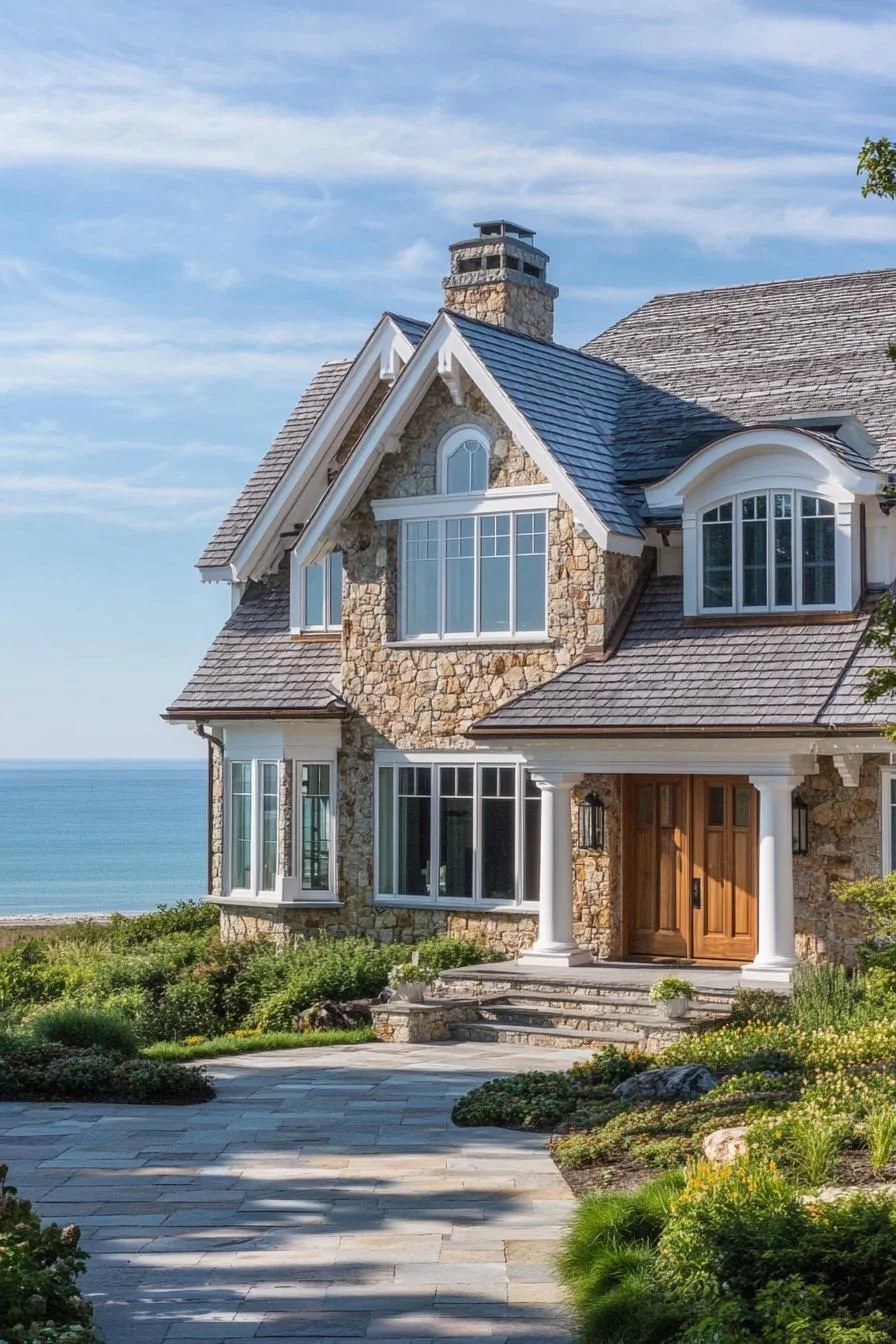 Stone and Wood by the Sea