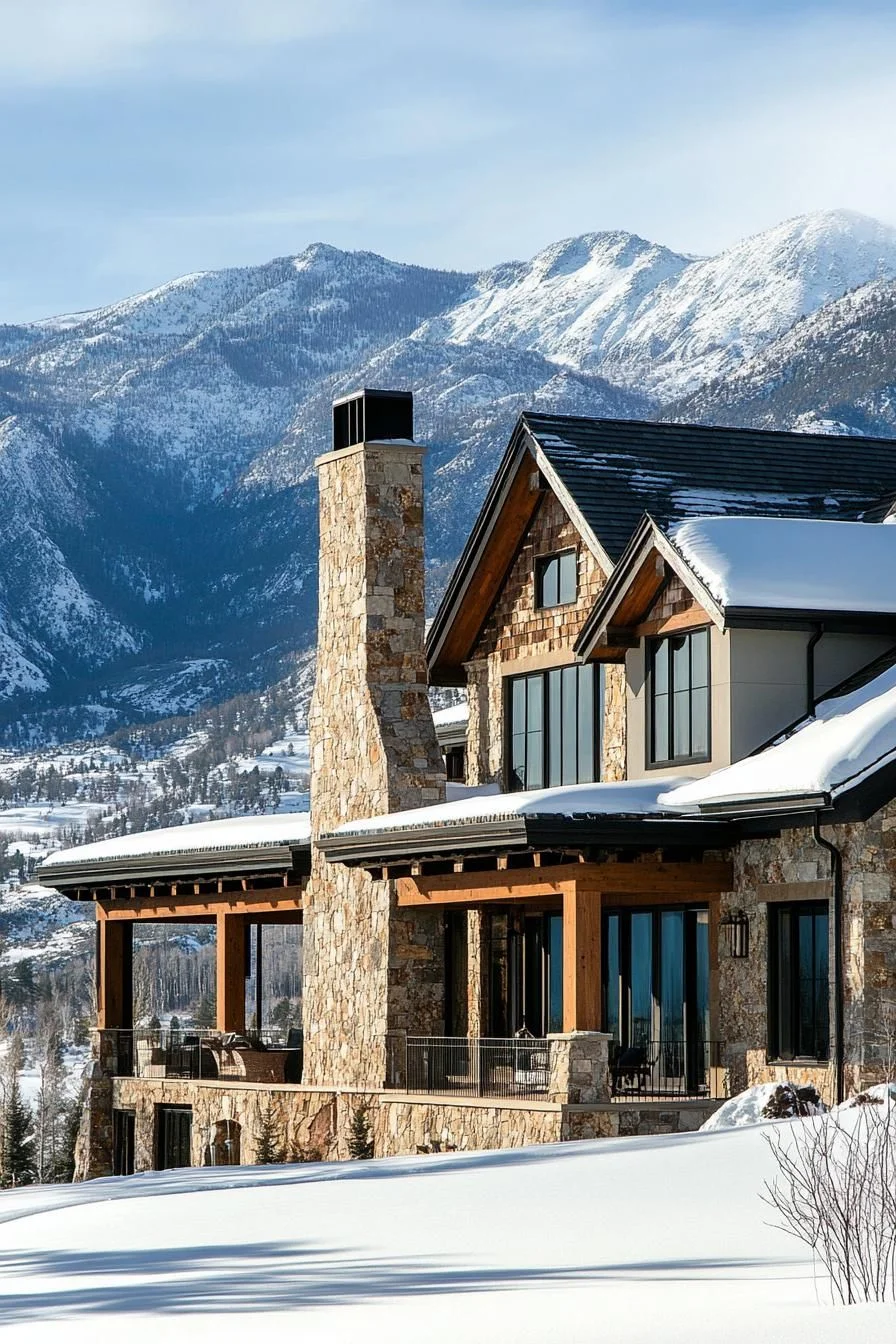 A Modern Mansion in the Mountains