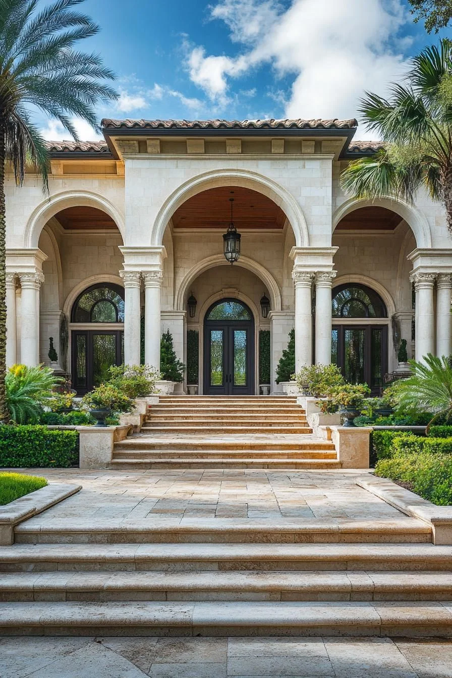 A Stately Welcome Through a Grand Entrance