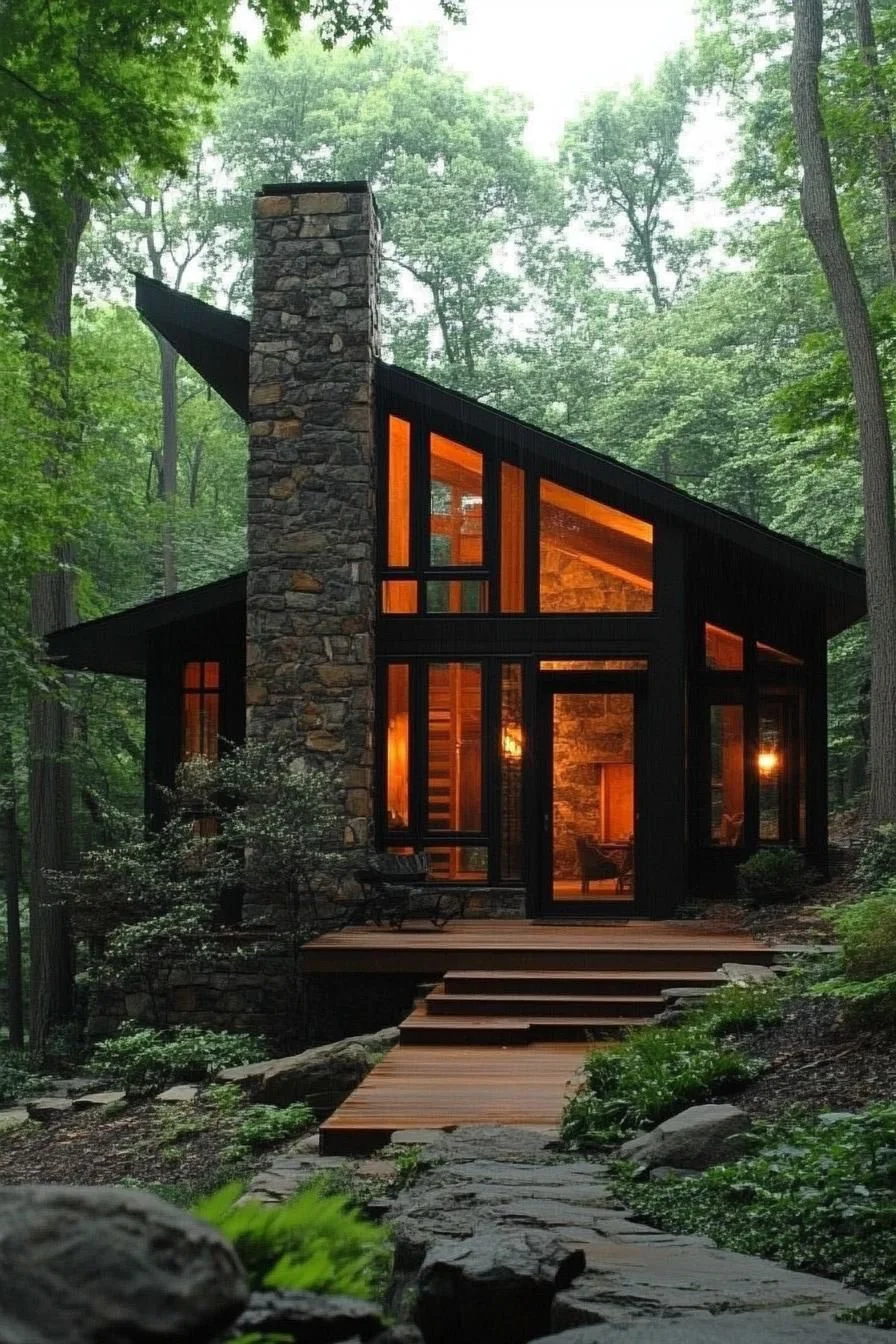 A Cabin Designed Around Nature