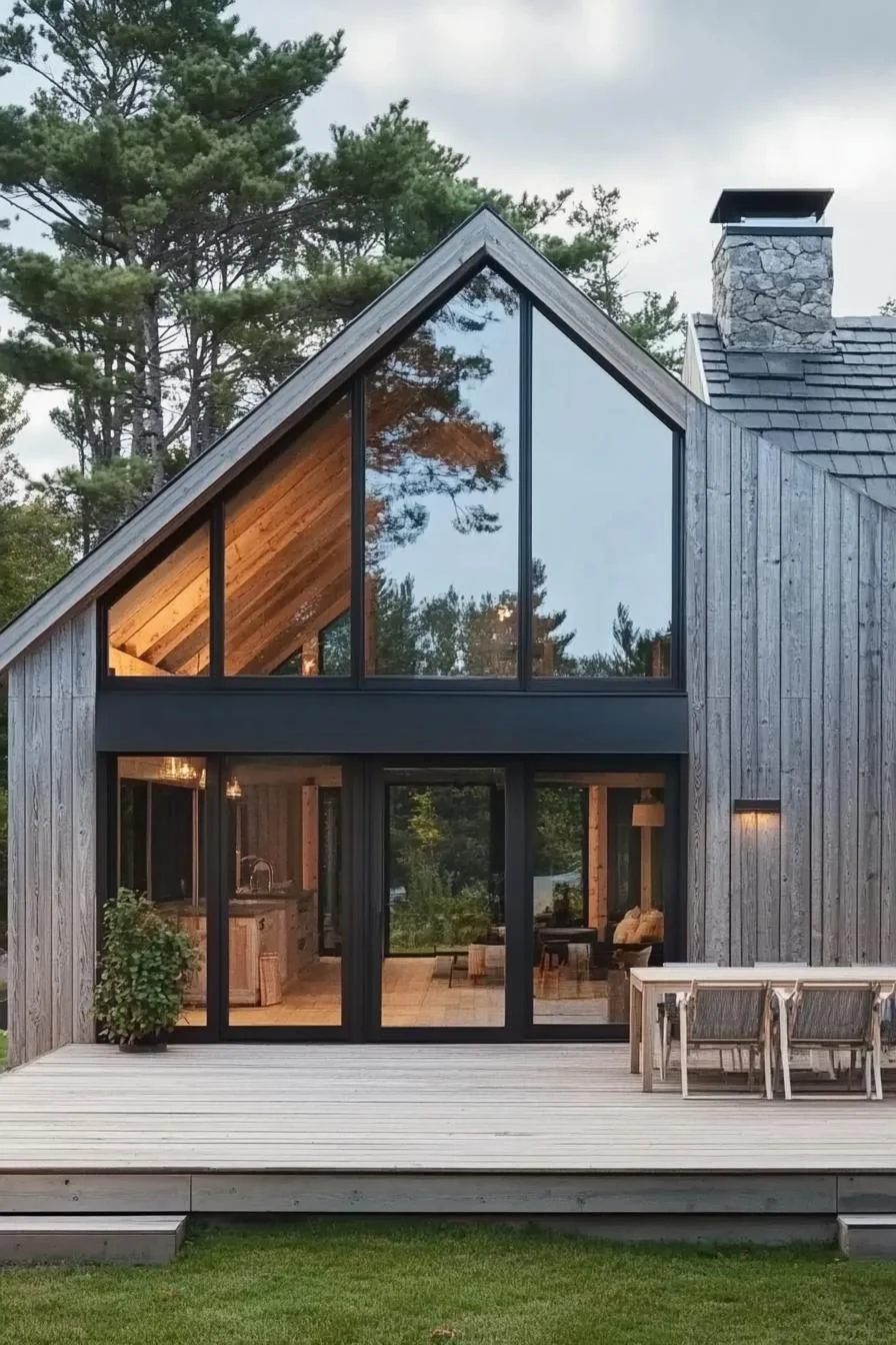 An Impressive Timber-Clad Home