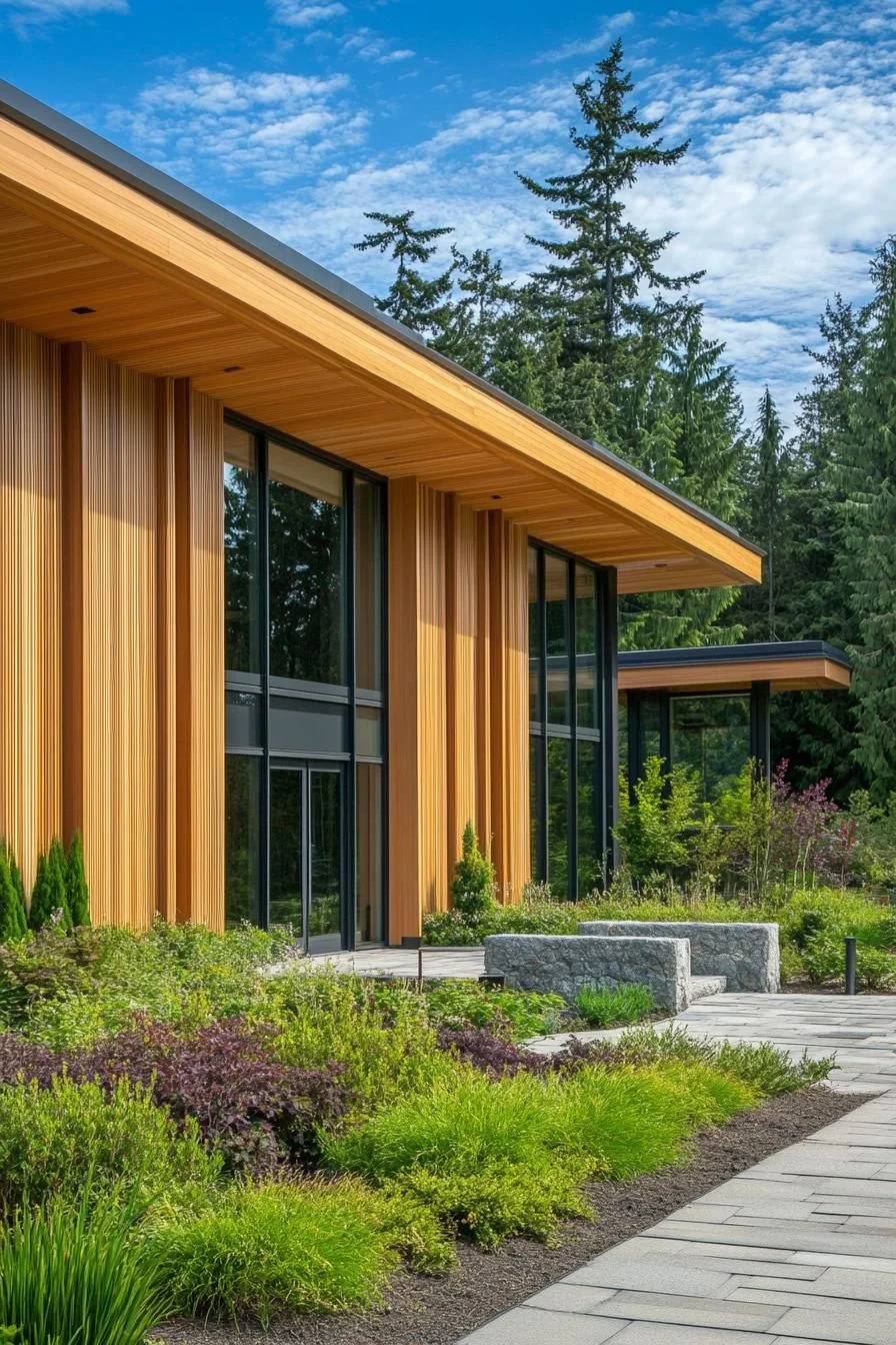 Timber-Clad Facade Haven
