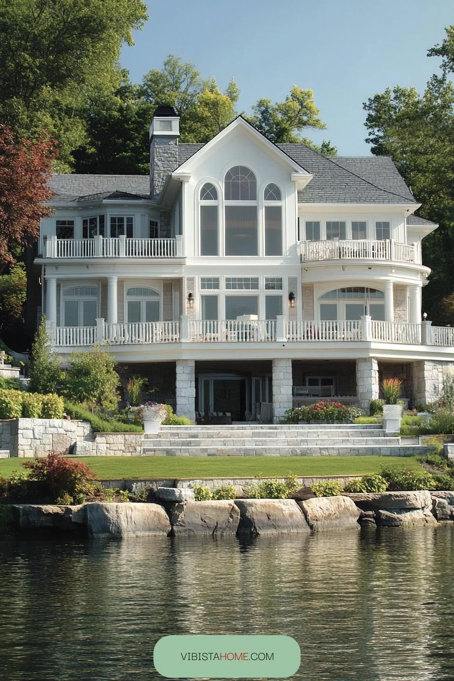 Pillared Panache at the Lakeside