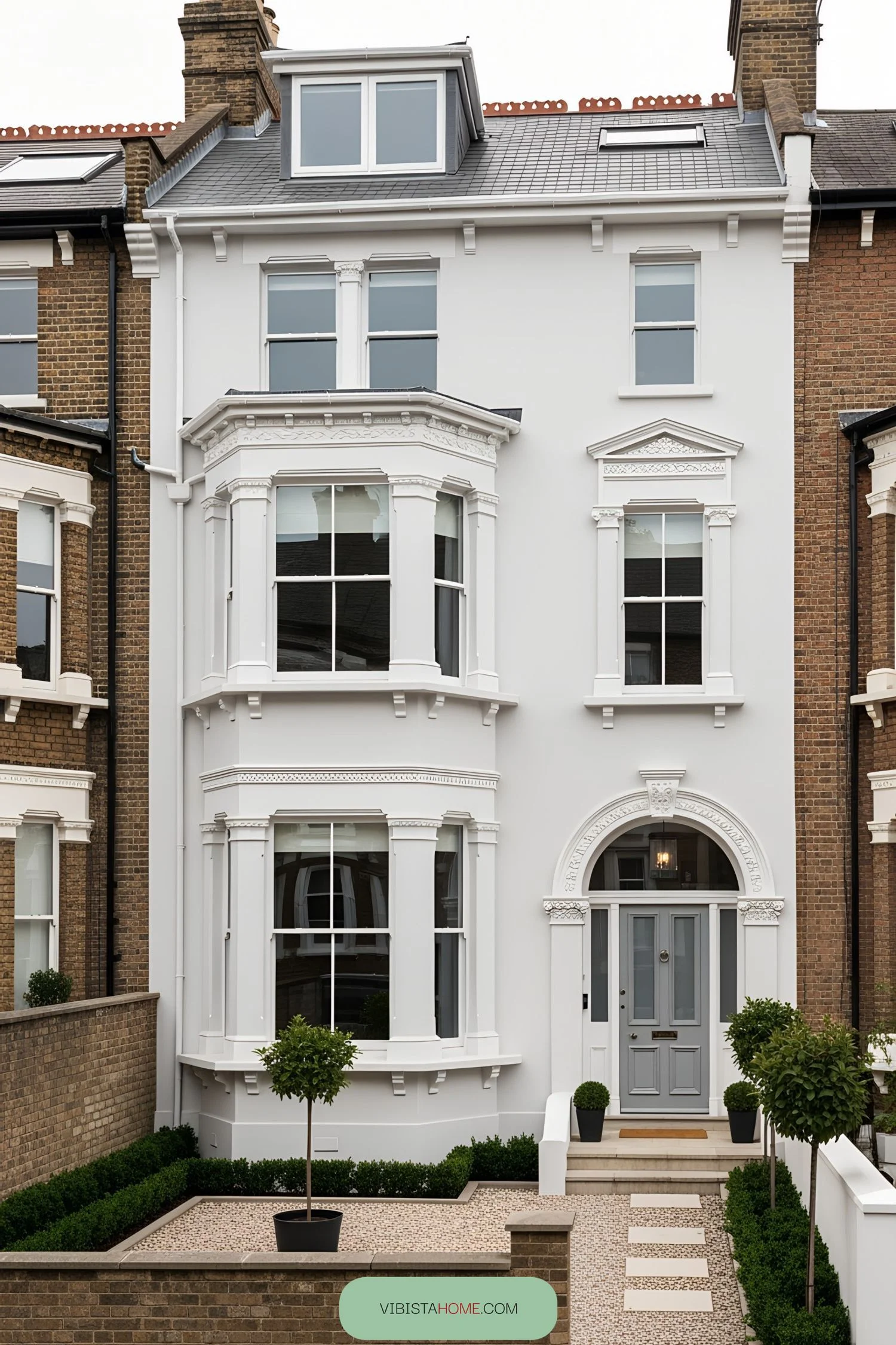 A Whimsical Victorian Terrace Facade
