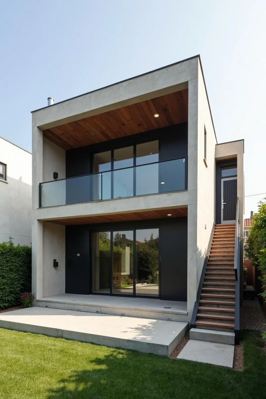 Angular Two-Story Home With Modern Edges