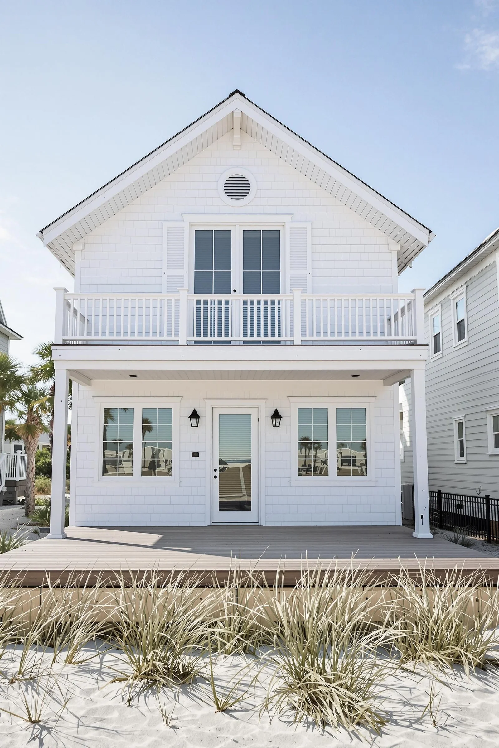 Crisp White Coastal Cottage