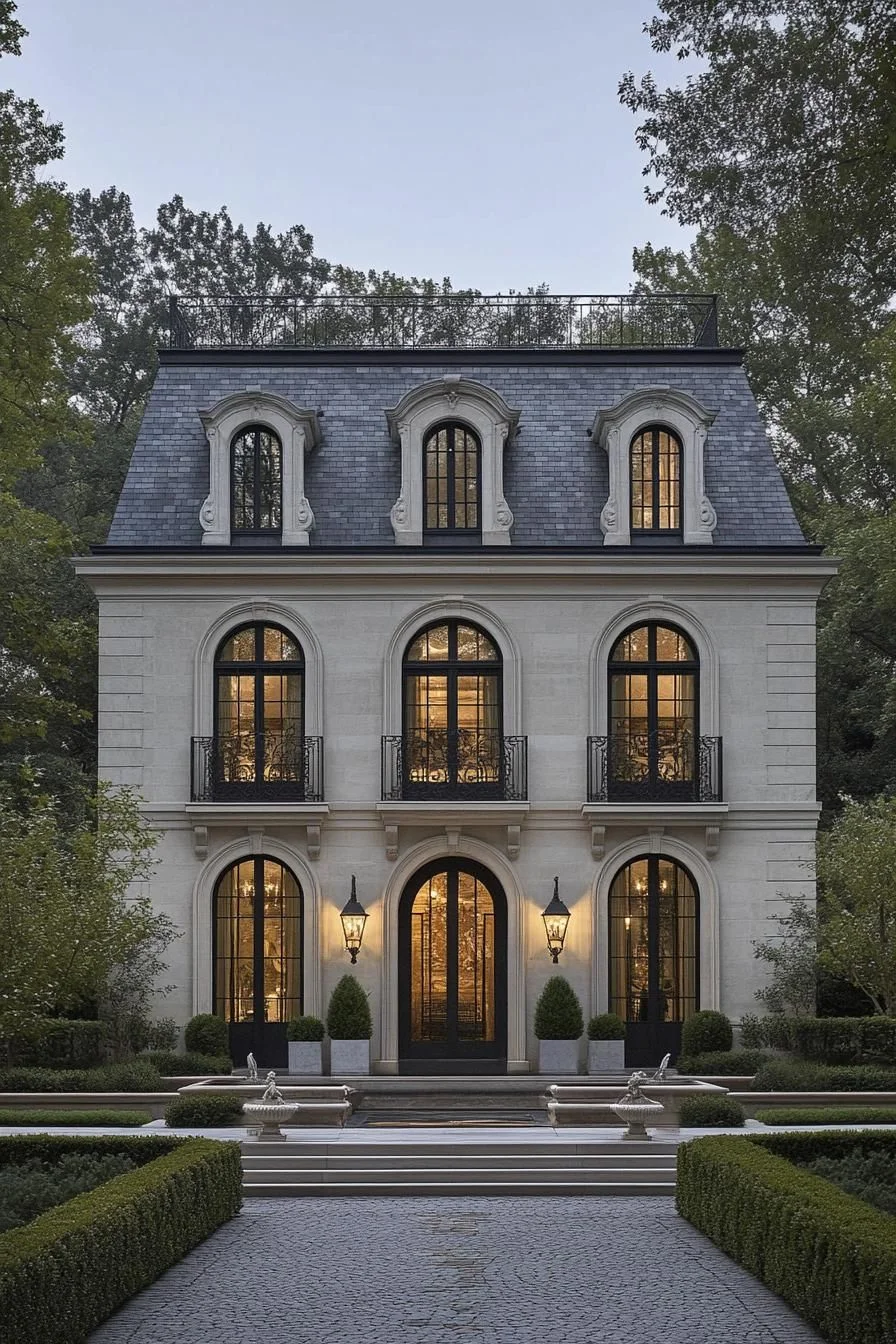 Stone French Home With Fairytale Details