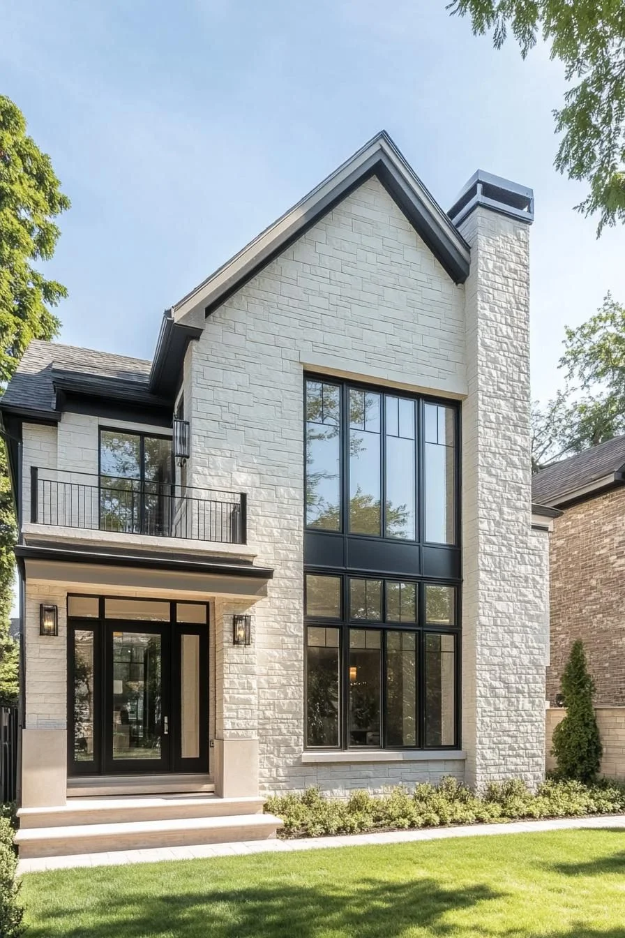 Sunlit Serenity in a Gabled Home