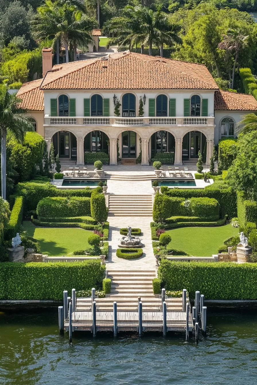 Terracotta Majesty with Verdant Gardens