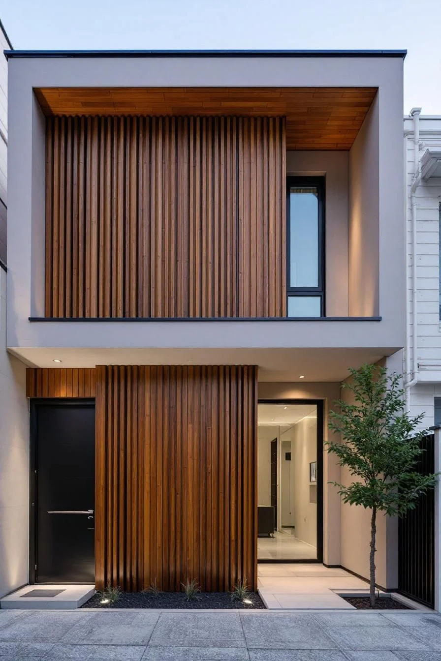 Vertical-Vibe Villa Facade