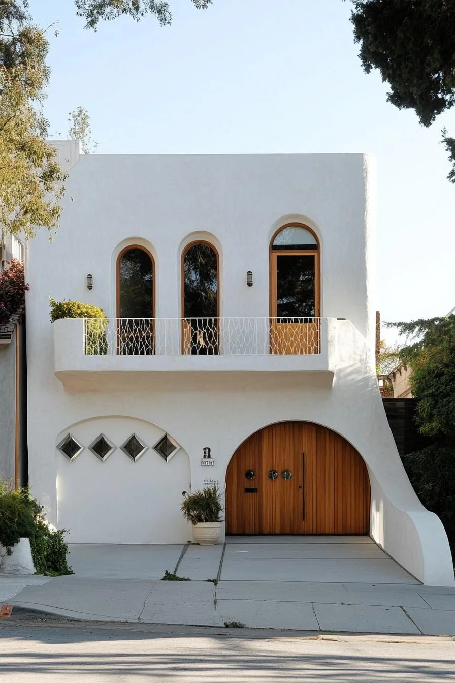 A Modern Home With Curvy Character