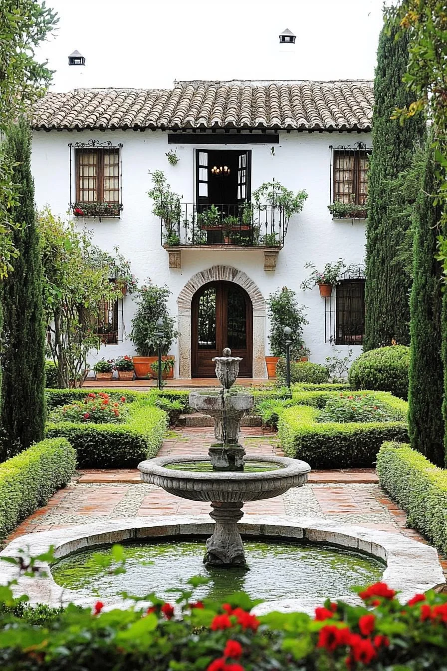 Spanish Villa With a Manicured Garden