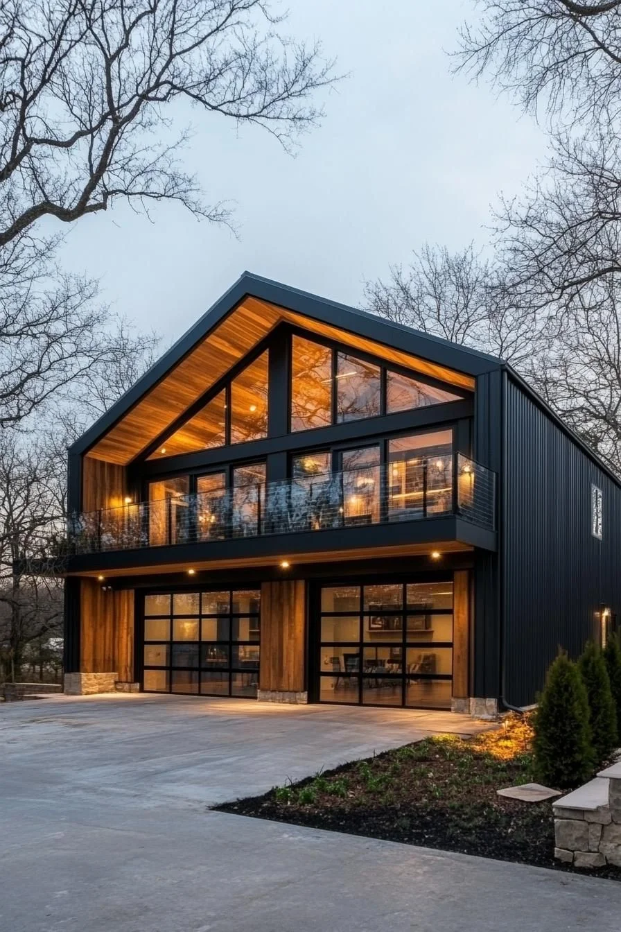 A Gleaming Gabled Barndominium