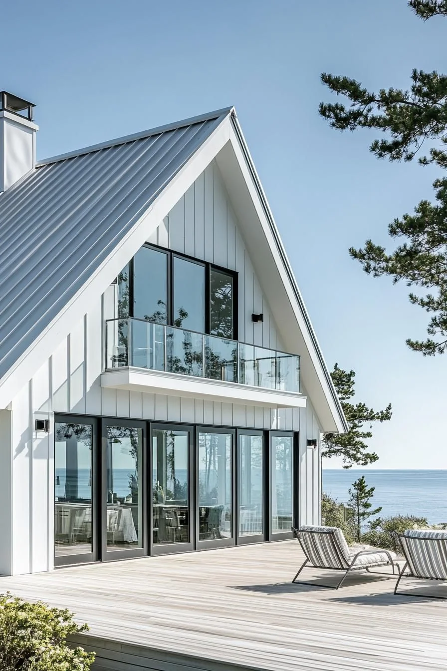 A Sleek Coastal House by the Shoreline