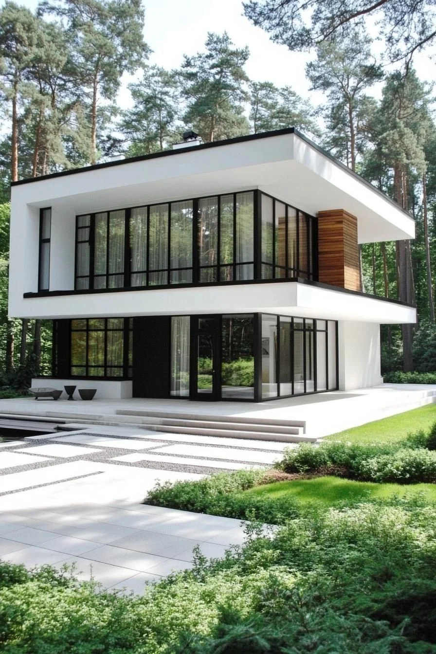 32) A Dual-Tone Home That Dares to Stand Out