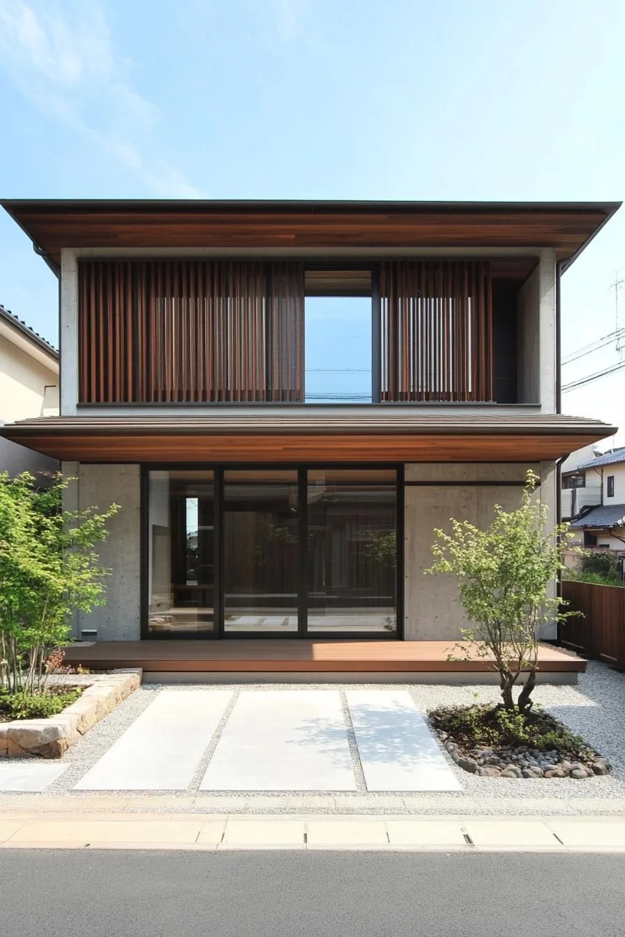 A Minimalist Standout in the Suburbs