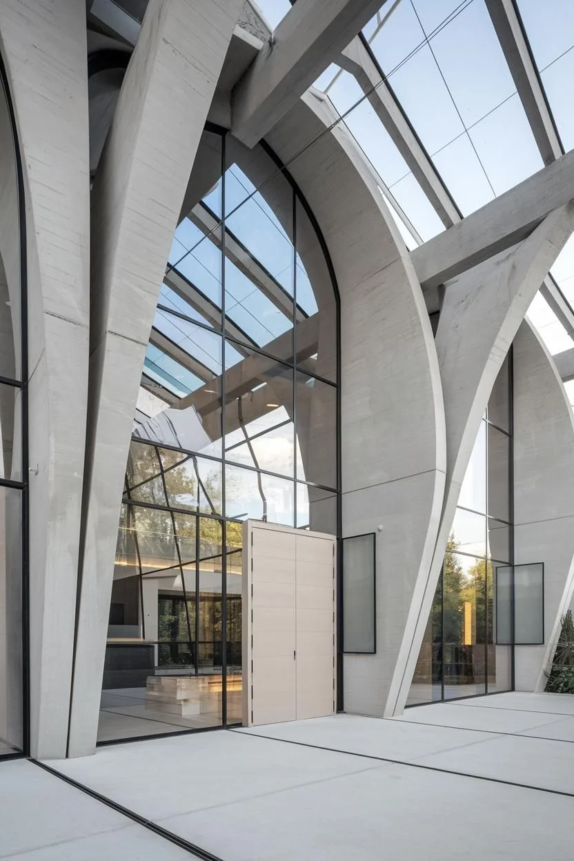 A Modern Arched Haven: The Glass Cathedral