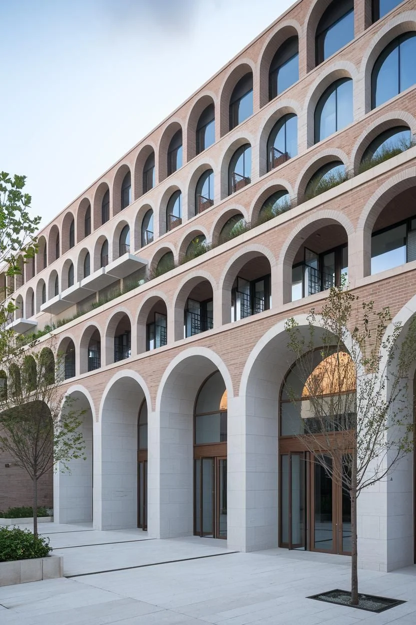 Modern Arcade Architecture: A Symphony of Arches