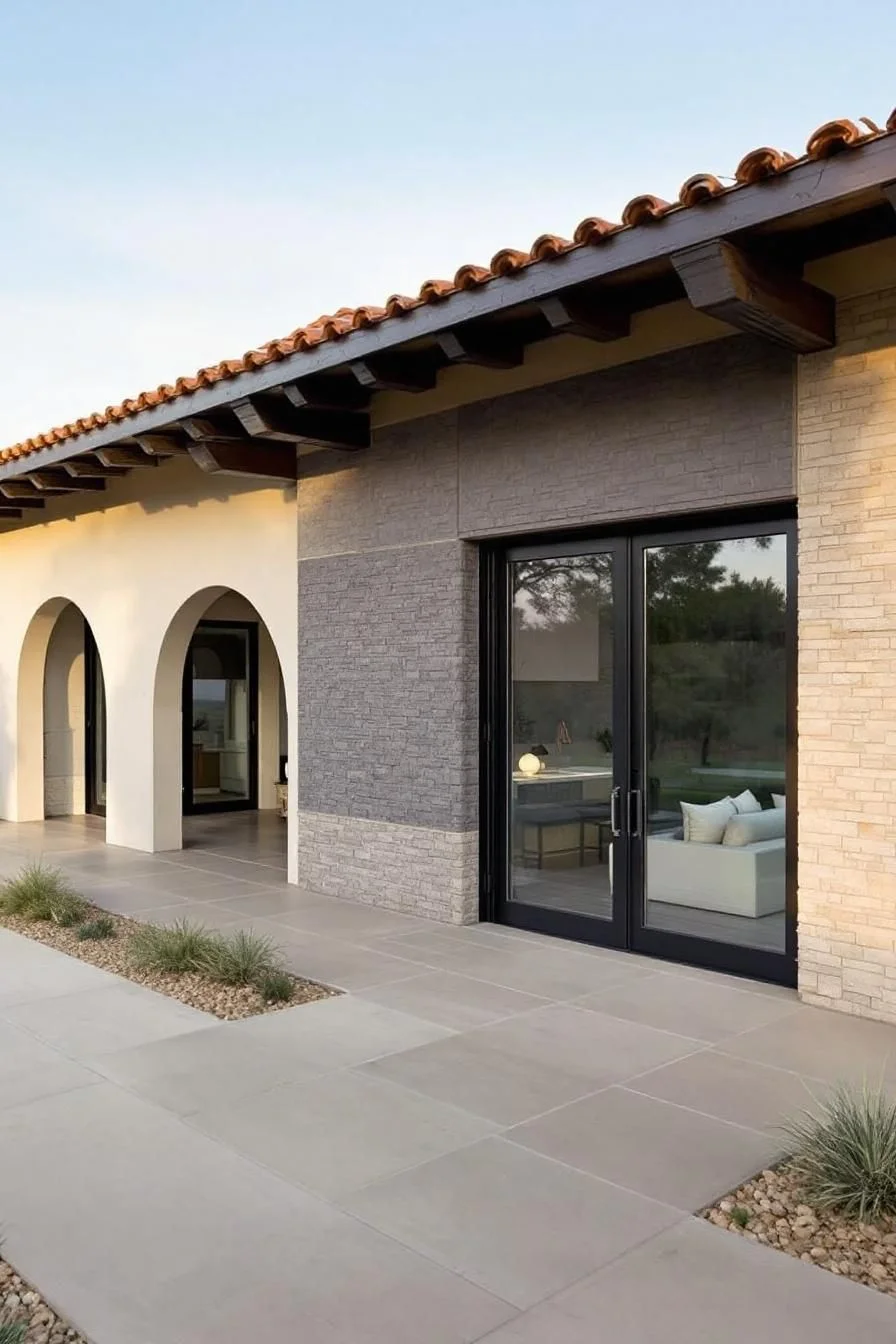 An Arched Villa in Neutral Tones