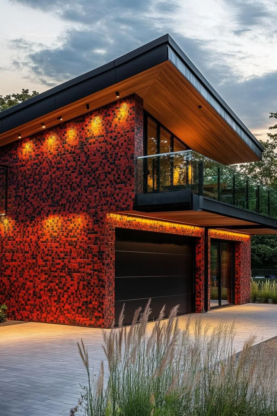 A Villa Clad in Statement Brick
