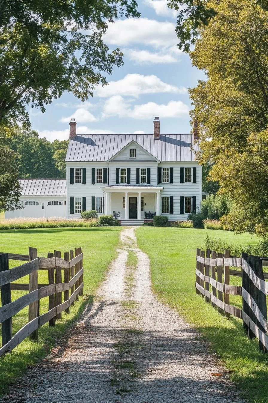 Colonial Charm on the Countryside Canvas