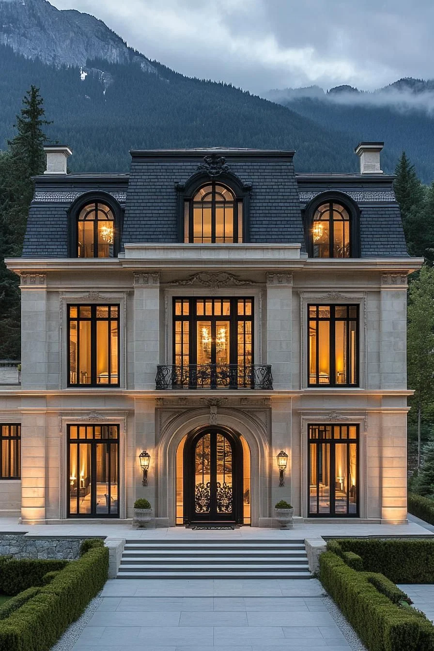 Neoclassical Elegance Set in the Mountains
