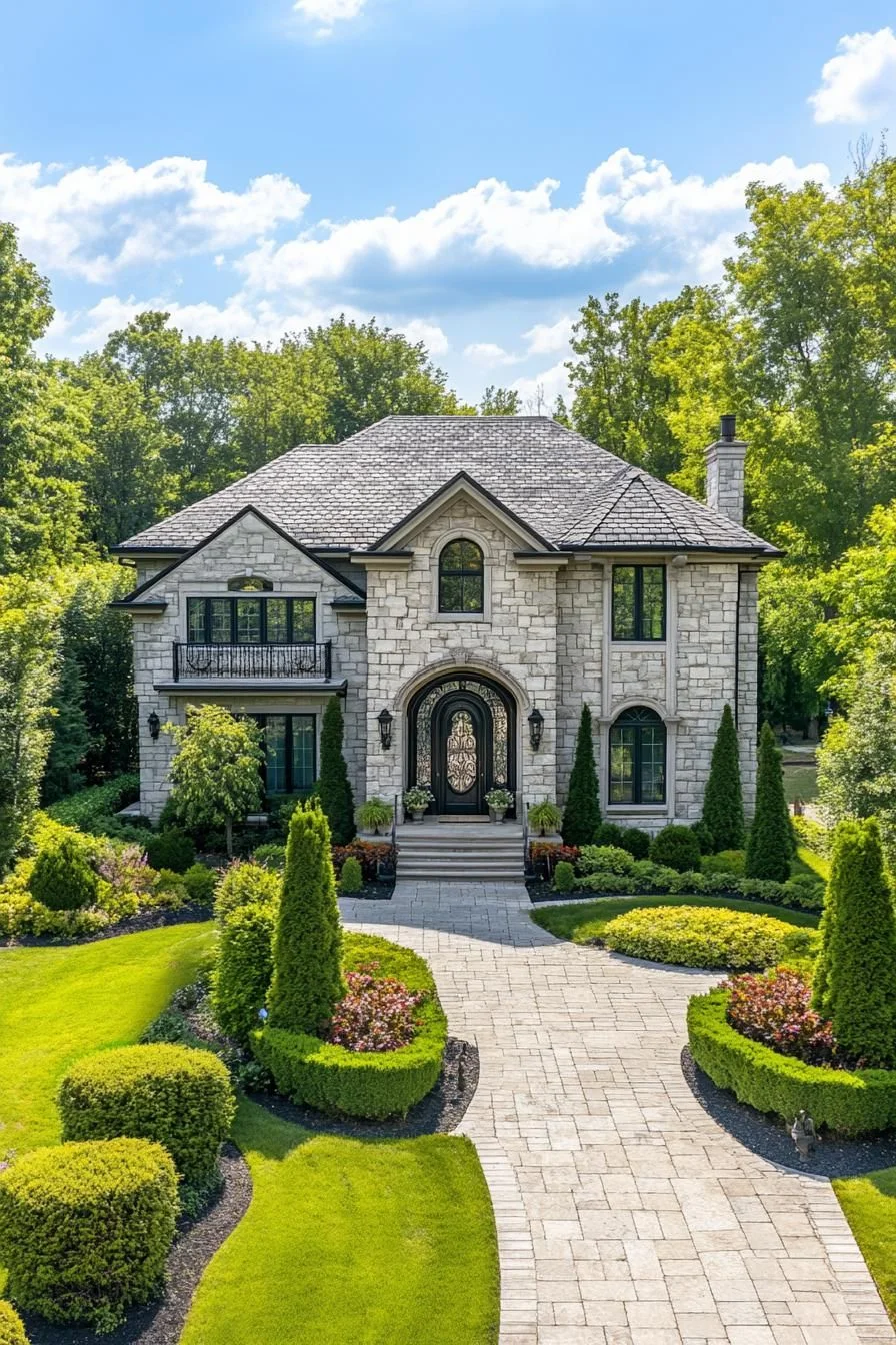 A Regal Stone Home