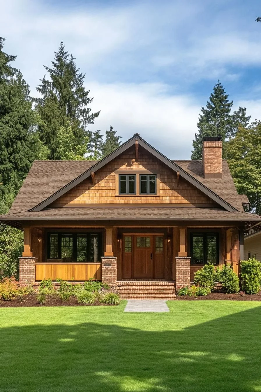 A Rustic Farmhouse with Green Surroundings