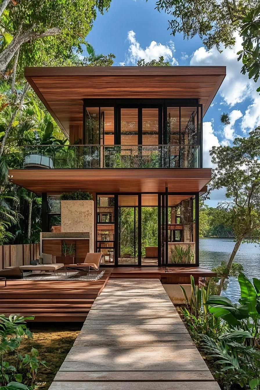 Natural Wood and Glass Exteriors - photo 4