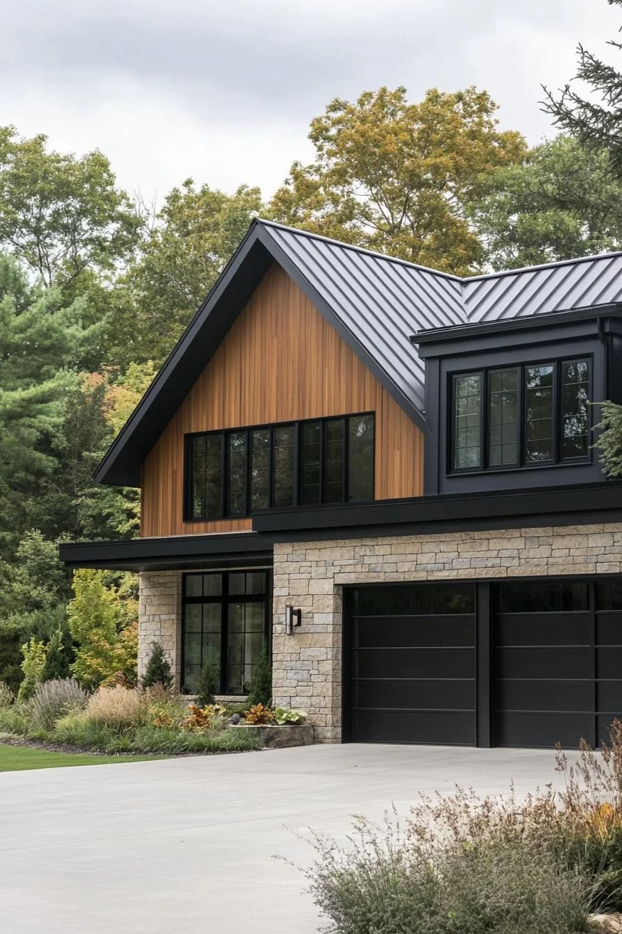 A Charming Modern Home in the Woods