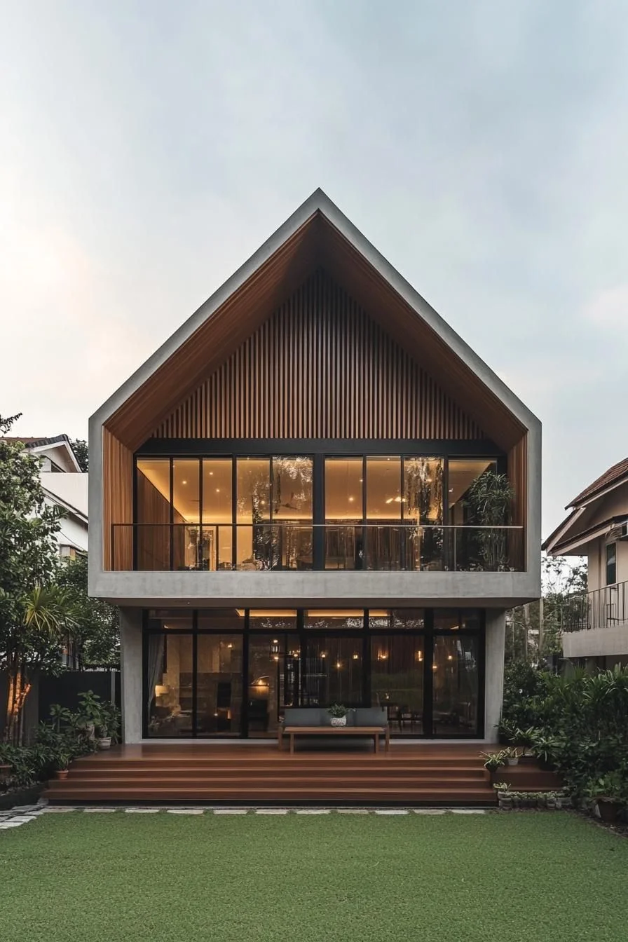 A Gabled Cube-Style Thai Retreat