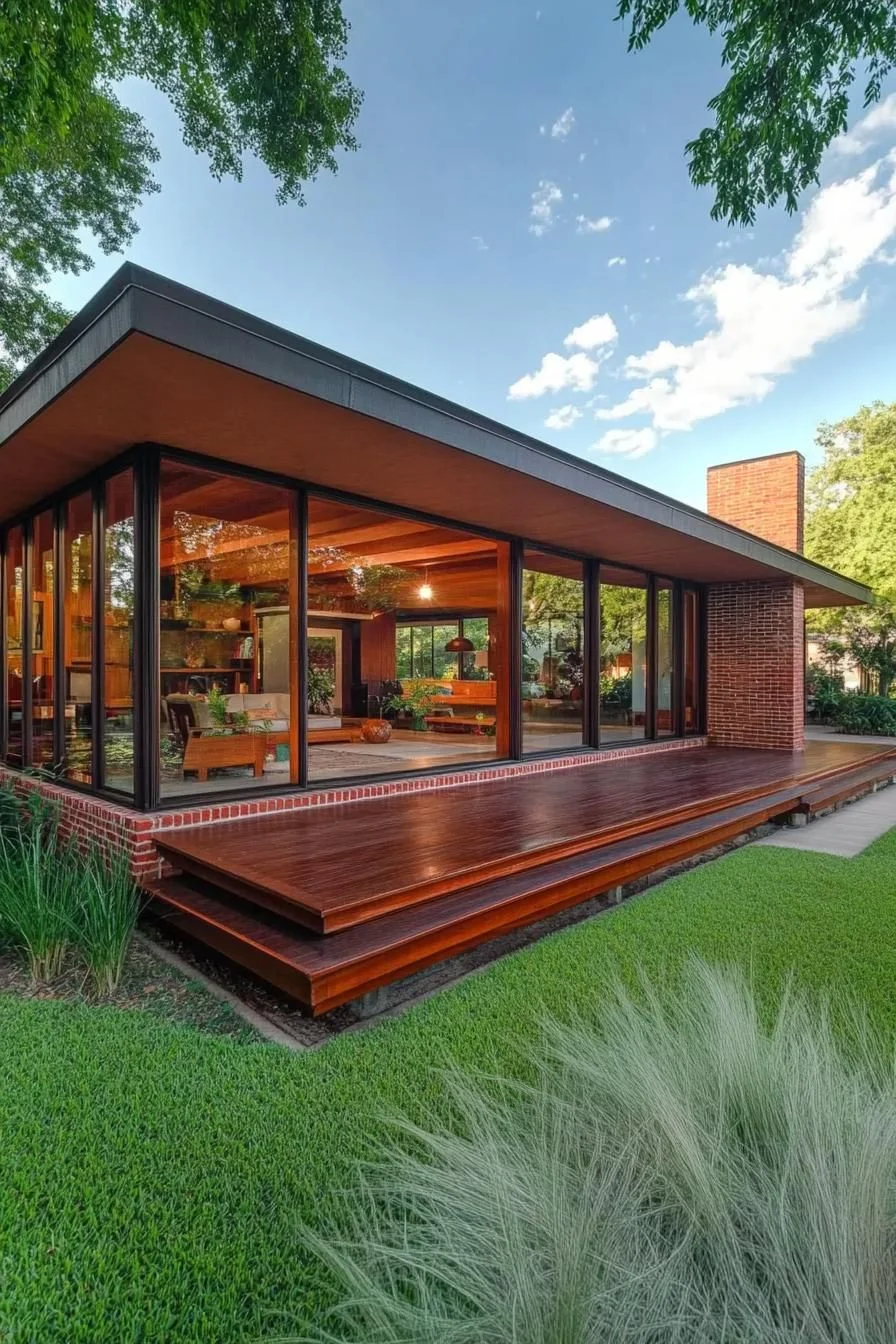 Elegant Glassy Retreat