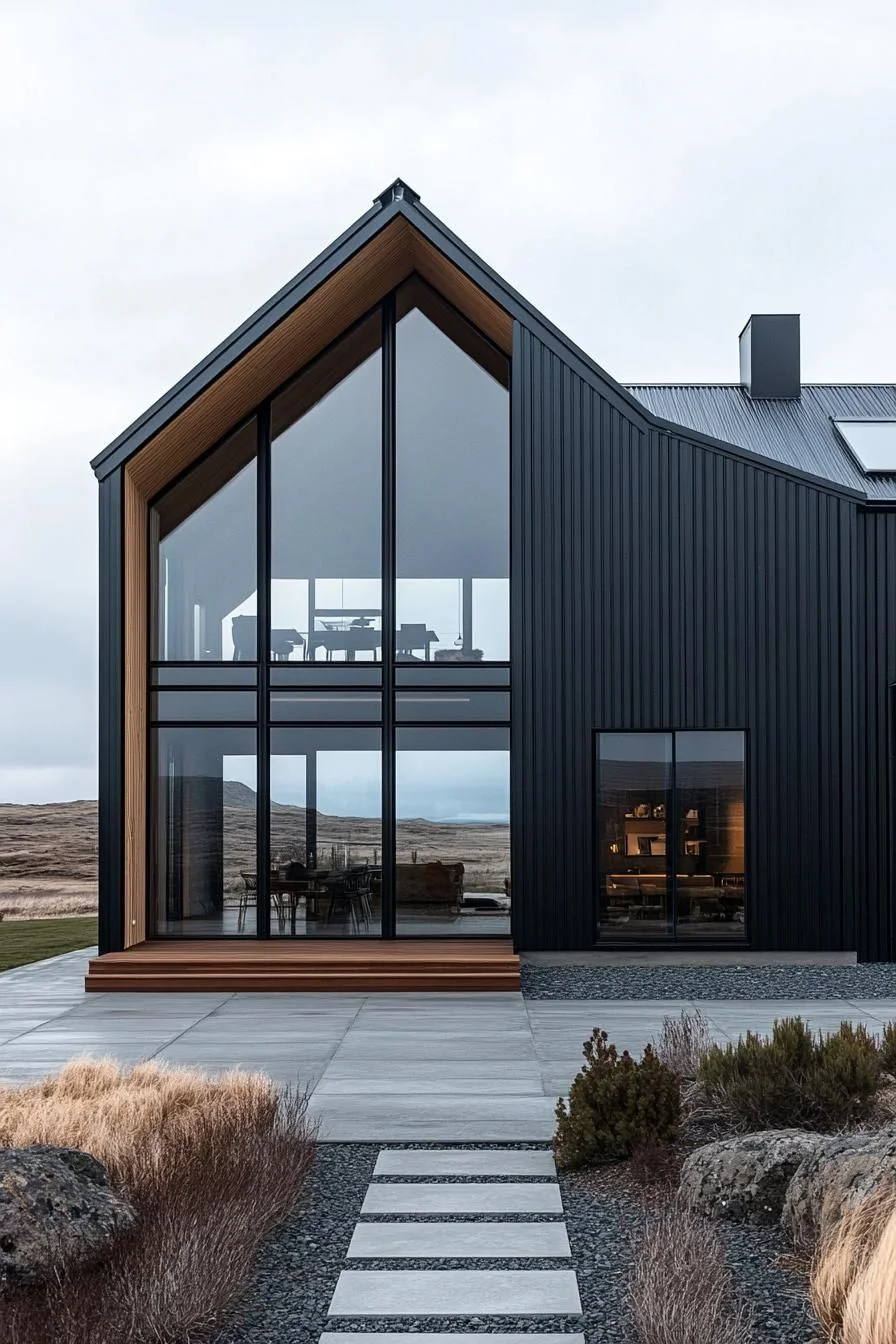 A Sleek Glass Barndominium With a Twist
