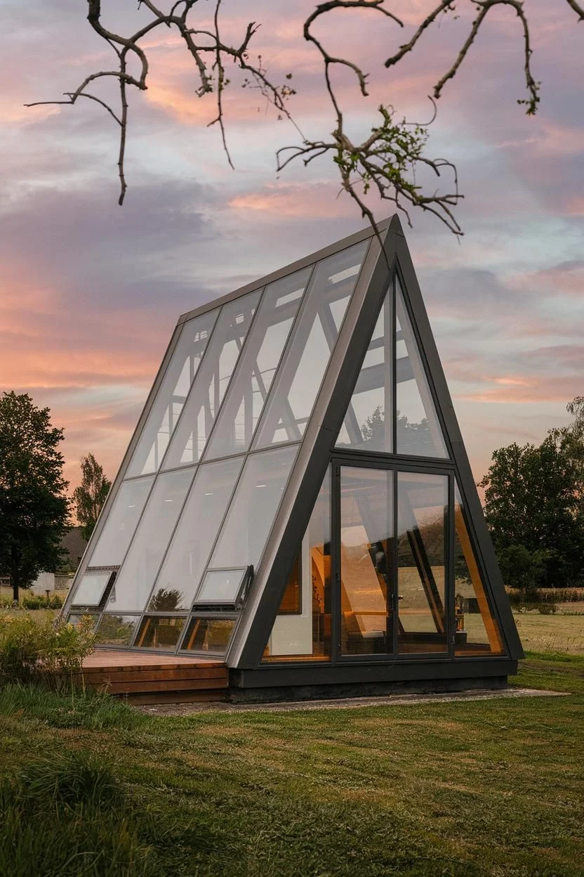 Glassy Geometry: The Triangular Retreat