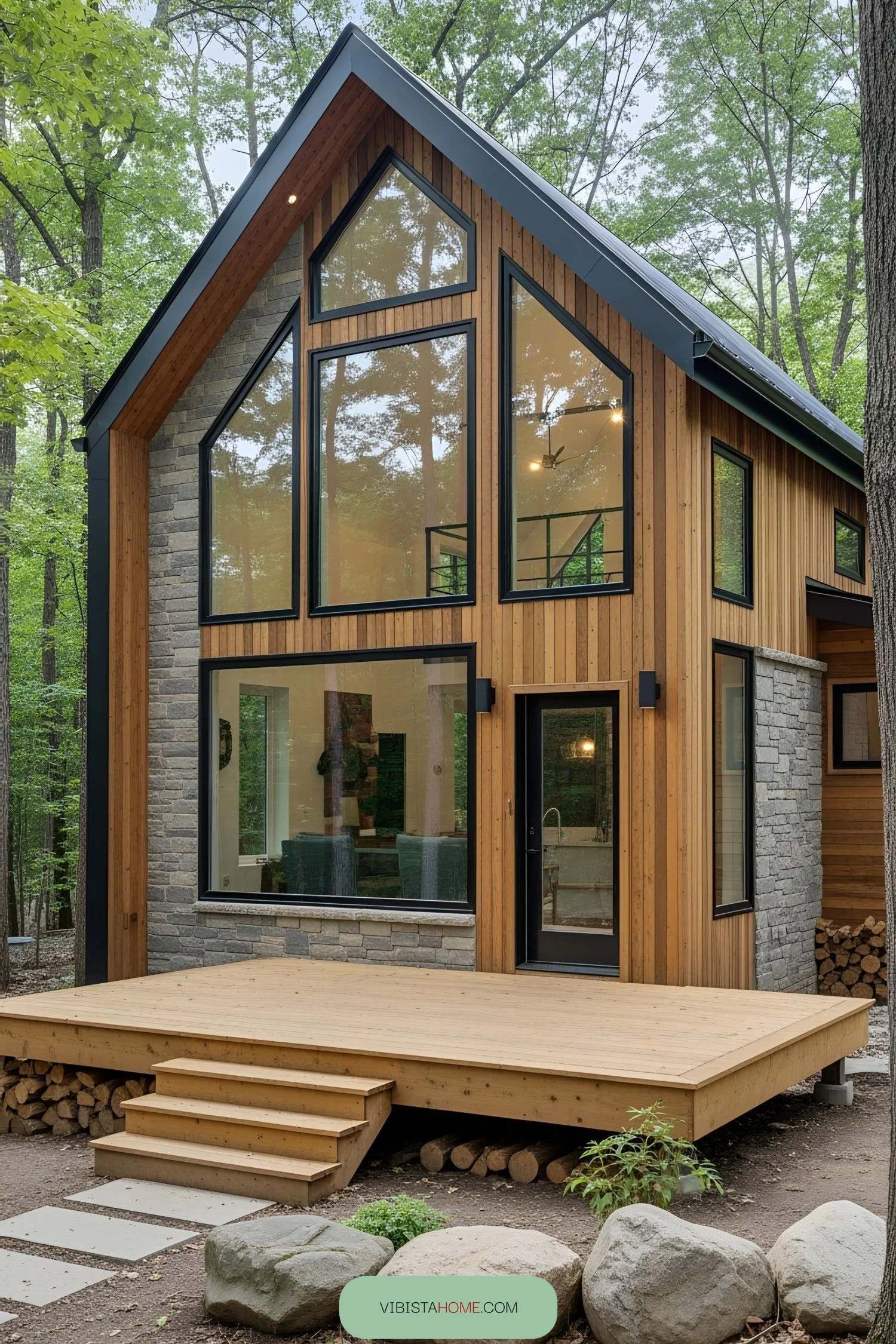 Magical Forest Hideaway with Modern Style