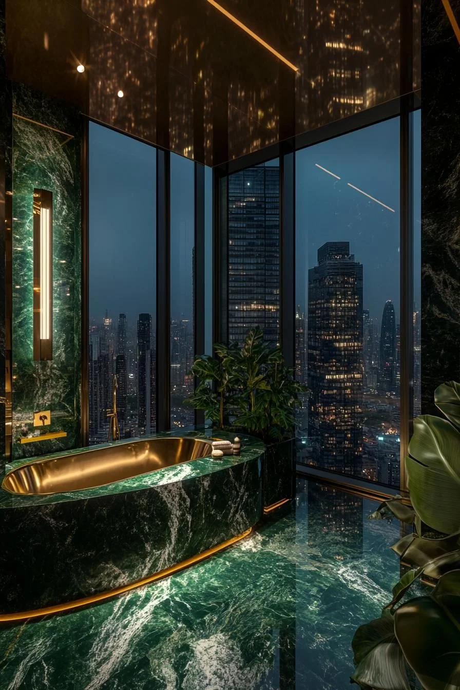 Soaking in the Clouds With a Bathtub View